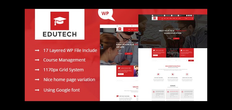 Item cover for download Edutech - Education WordPress Theme