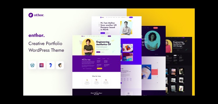Item cover for download Enthor - Creative Portfolio WordPress Theme