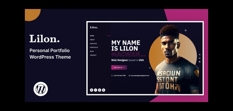 Item cover for download Lilon – Personal Portfolio WordPress Theme