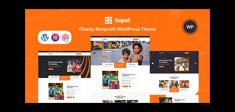 Item cover for download Sopot - Charity NonProfit Fundraising WordPress Theme