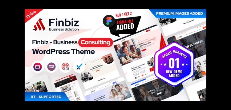 Item cover for download Finbiz - Consulting Business WordPress Theme