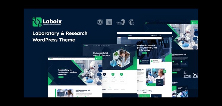 Item cover for download Laboix - Laboratory & Research WordPress Theme