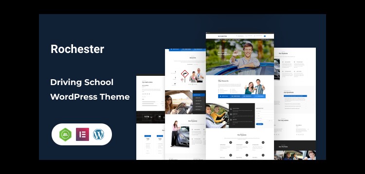 Item cover for download Rochester - Driving School WordPress Theme