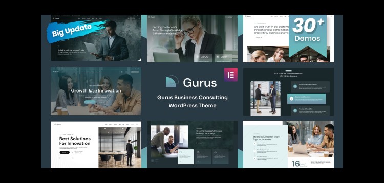 Item cover for download Gurus - Business Consulting WordPress Theme