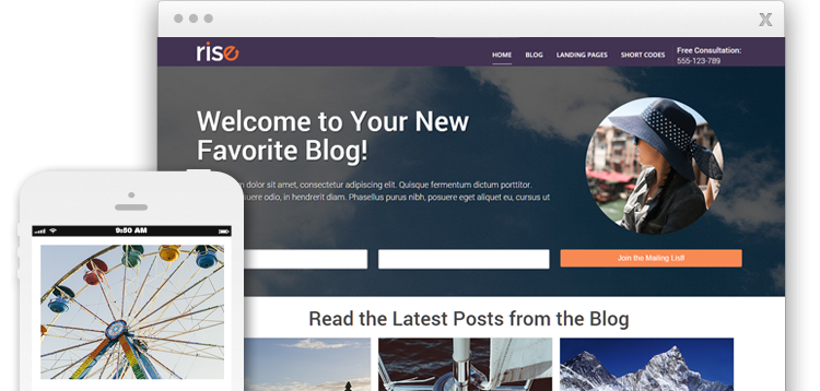 Item cover for download Thrive Themes Rise WordPress Theme