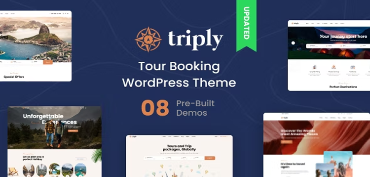 Item cover for download Triply - Tour Booking WordPress Theme