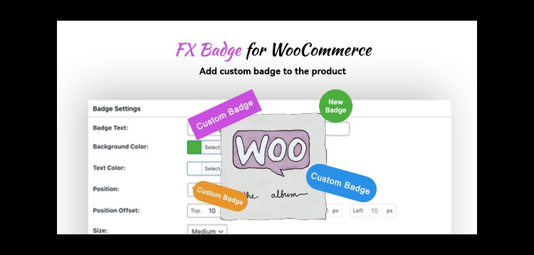 Item cover for download FX Badge - Custom Badges Management for WooCommerce