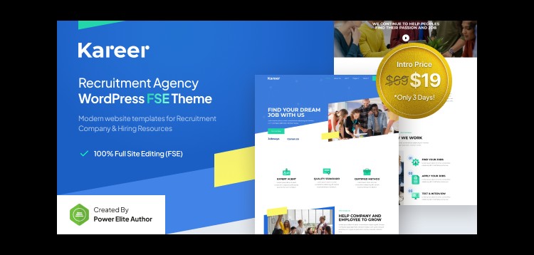 Item cover for download Kareer – Human Resource & Recruitment Agency FSE WordPress Theme