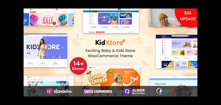 Item cover for download KidXtore - Kids Clothing and Toys Store Elementor WooCommerce WordPress Theme