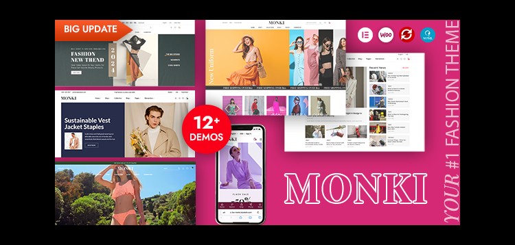 Item cover for download Monki - Elementor Fashion WooCommerce WordPress Theme