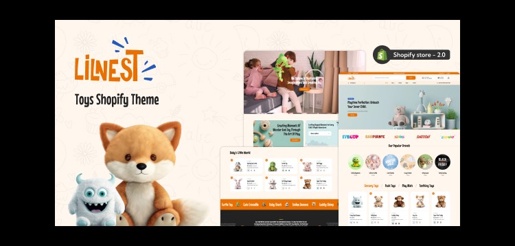 Item cover for download Lilnest - Kids Toys eCommerce Shopify