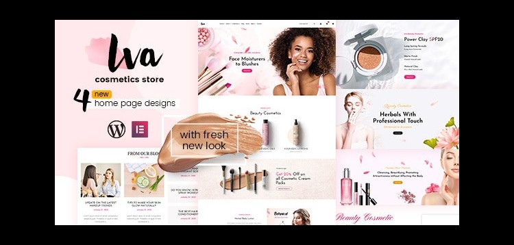 Item cover for download Iva - Beauty Cosmetics Shop WordPress Theme