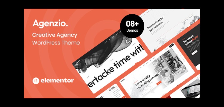 Item cover for download Agenzio - Creative Agency & Portfolio WordPress Theme