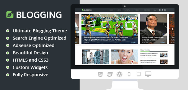 Item cover for download MyThemeShop Blogging WordPress Theme