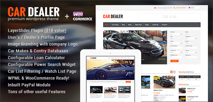 Item cover for download Car Dealership Automotive WordPress Theme – Responsive