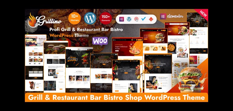 Item cover for download Grillino - Grill, Bar & Restaurant Shop WordPress Theme