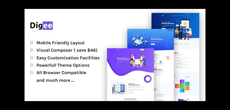 Item cover for download Digee - Digital Marketing Agency WordPress Theme