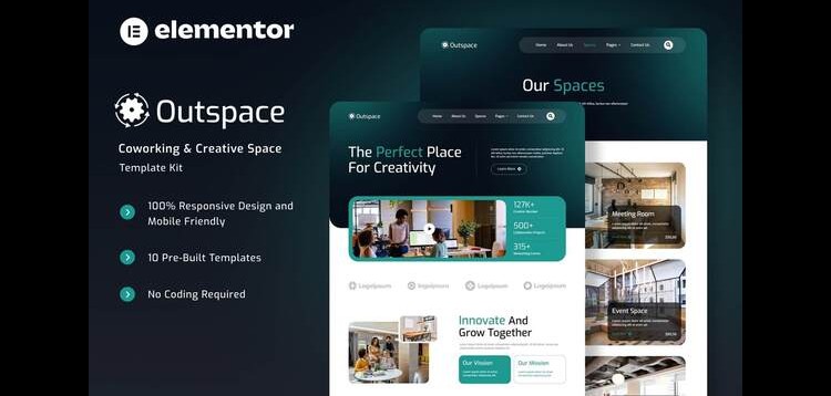 Item cover for download Outspace - Coworking & Creative Space Elementor Template Kit