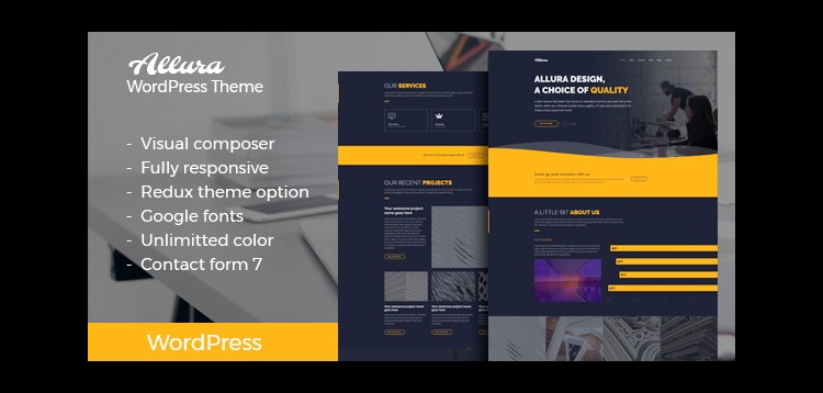 Item cover for download Allura - Portfolio WordPress Theme