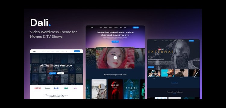 Item cover for download Dali - Movies & TV Shows WordPress Theme