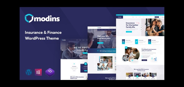 Item cover for download Modins - Insurance & Finance WordPress Theme