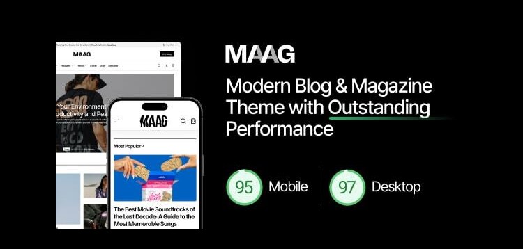 Item cover for download Maag - Modern Blog & Magazine WordPress Theme