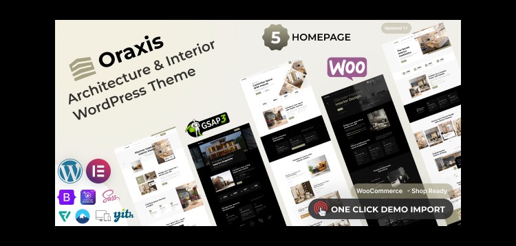 Item cover for download Oraxis - Architecture and Interior Design WordPress Theme