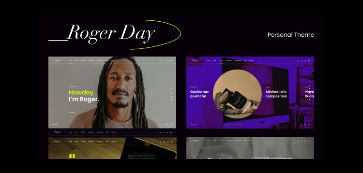 Item cover for download Roger Day. - Personal CVResume WordPress Theme