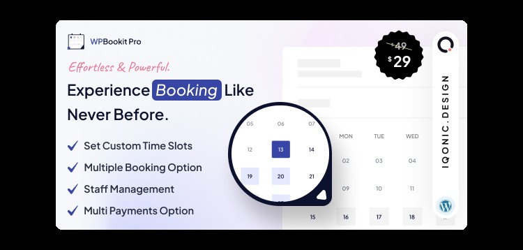 Item cover for download WPBookit Pro - Appointment Booking WordPress Plugin