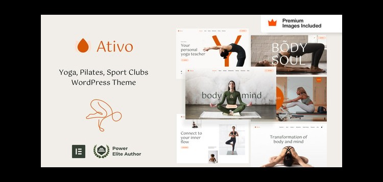 Item cover for download Ativo - Yoga Sports Club WordPress Theme