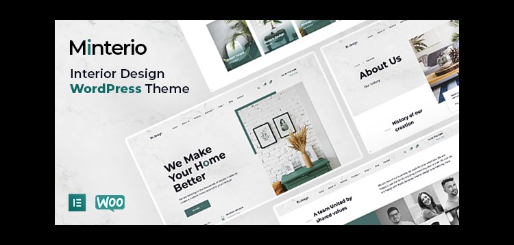 Item cover for download Minterio – Interior Design WordPress Theme