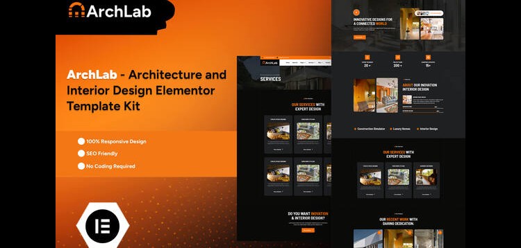 Item cover for download ArchLab - Architecture & Interior Design Elementor Pro Template Kit
