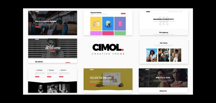 Item cover for download Cimol - Responsive One & Multi Page Portfolio Theme