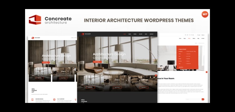 Item cover for download Concreate - Interior Architecture Interactive WordPress Theme
