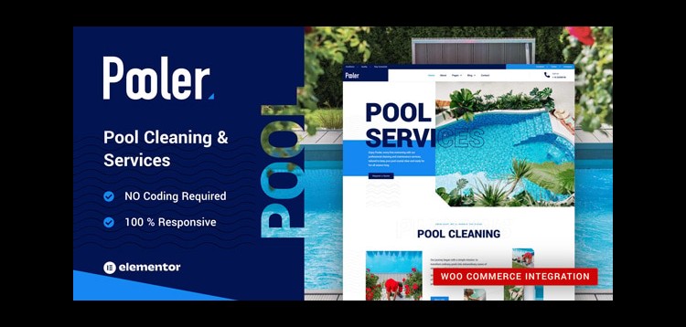 Item cover for download Pooler - Swimming Pool Cleaning Services WordPress Theme