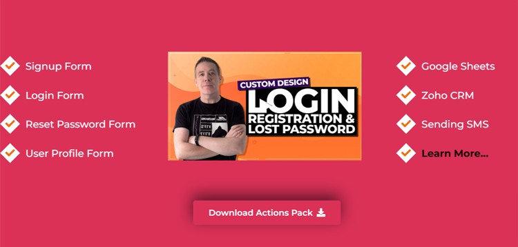 Item cover for download Actions Pack Premium For Elementor