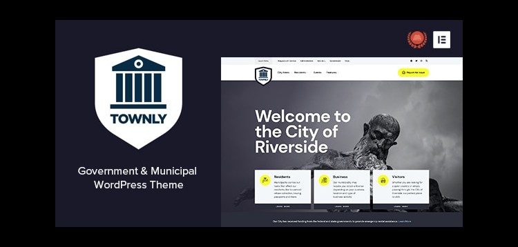 Item cover for download Townly - Government & Municipal WordPress Theme