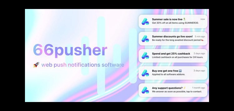 Item cover for download 66pusher Extended Web Push Notifications