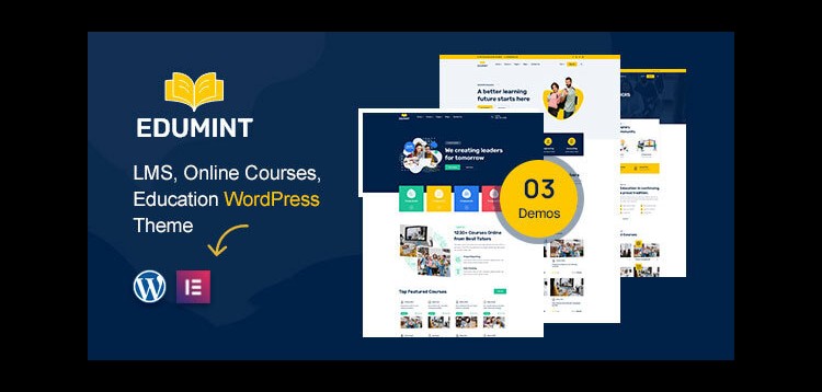 Item cover for download Edumint – LMS, Online Courses, Education WordPress Theme