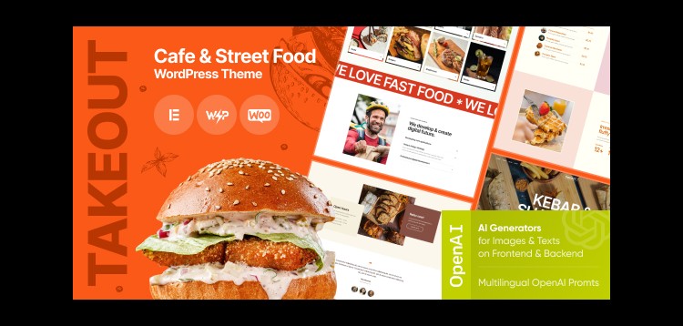 Item cover for download Takeout - Cafe & Fast Food WordPress Theme