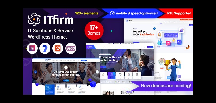 Item cover for download Itfirm - IT Solutions WordPress