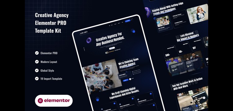 Item cover for download Wiragen - Creative Agency Elementor Pro Template Kit