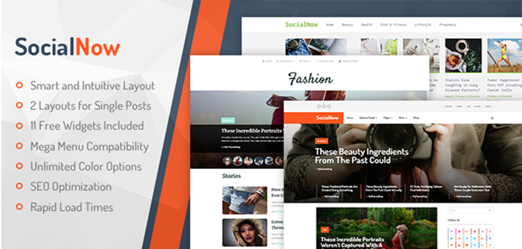 Item cover for download MyThemeShop SocialNow WordPress Theme