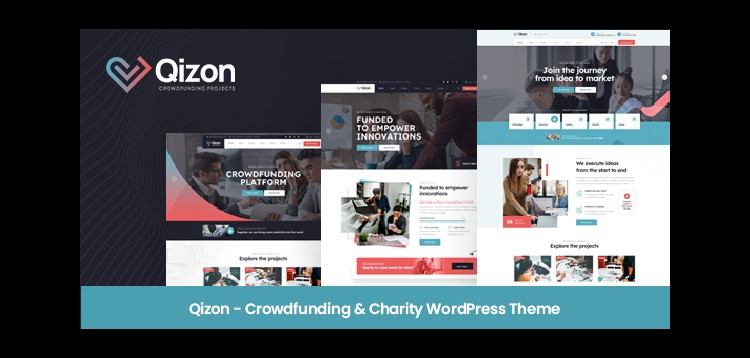 Item cover for download Qizon - Crowdfunding & Charity WordPress Theme