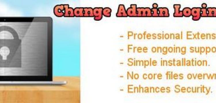Item cover for download Change Admin Login URL