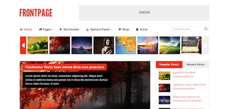 Item cover for download MyThemeShop FrontPage WordPress Theme