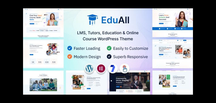 Item cover for download EduAll - Education LMS Tutors & Online Course WordPress Theme Multipurpose