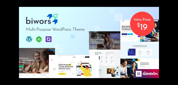 Item cover for download Biwors - Modern & Multipurpose WordPress Theme