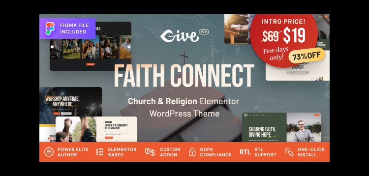 Item cover for download Faith Connect - Religion & Church WordPress Theme