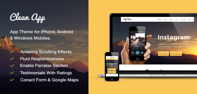 Item cover for download MyThemeShop CleanApp WordPress Theme